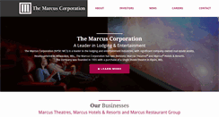 Desktop Screenshot of marcuscorp.com